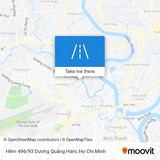 Hẻm 496/93 Dương Quảng Hàm map