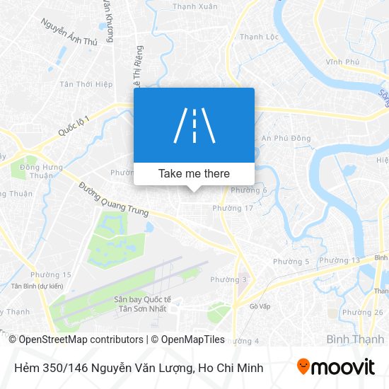 Hẻm 350/146 Nguyễn Văn Lượng map