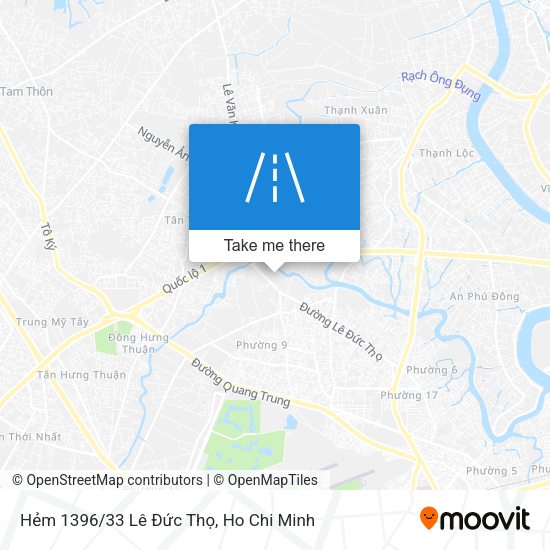 Hẻm 1396/33 Lê Đức Thọ map