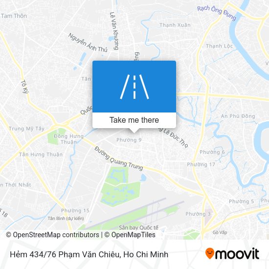Hẻm 434/76 Phạm Văn Chiêu map
