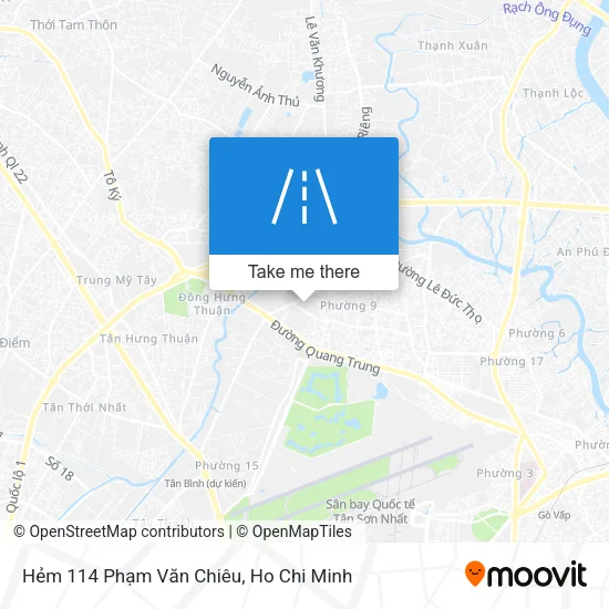 Hẻm 114 Phạm Văn Chiêu map