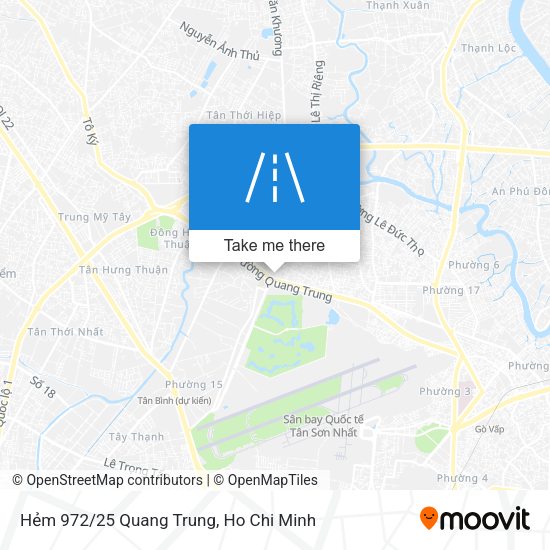 Hẻm 972/25 Quang Trung map