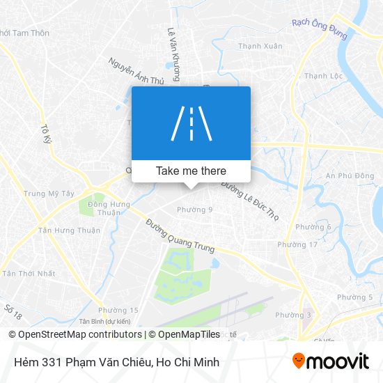 Hẻm 331 Phạm Văn Chiêu map