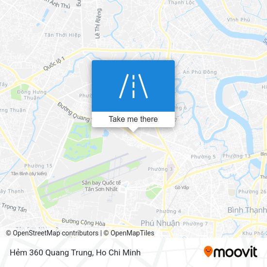 Hẻm 360 Quang Trung map