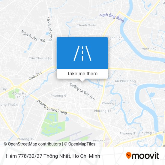 Hẻm 778/32/27 Thống Nhất map