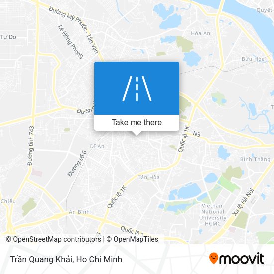 Trần Quang Khải map