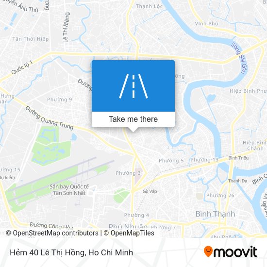 Hẻm 40 Lê Thị Hồng map