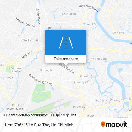Hẻm 796/15 Lê Đức Thọ map