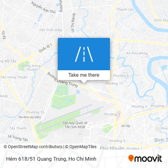 Hẻm 618/51 Quang Trung map