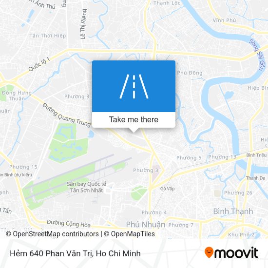 Hẻm 640 Phan Văn Trị map