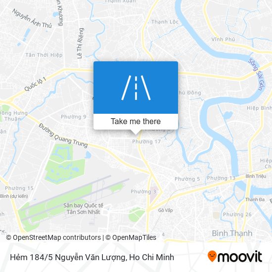 Hẻm 184/5 Nguyễn Văn Lượng map