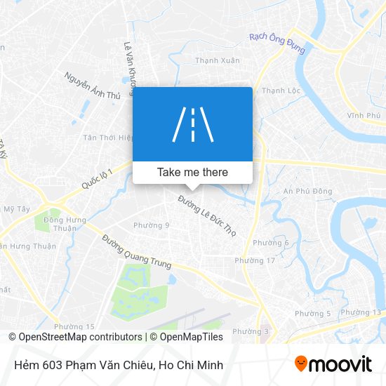 Hẻm 603 Phạm Văn Chiêu map