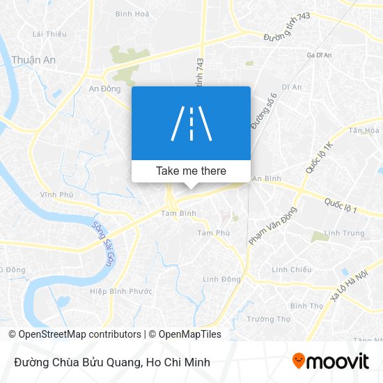 Đường Chùa Bửu Quang map