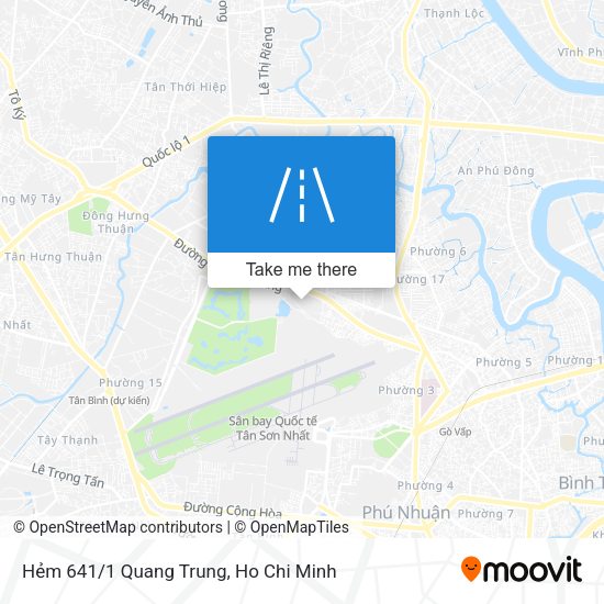 Hẻm 641/1 Quang Trung map