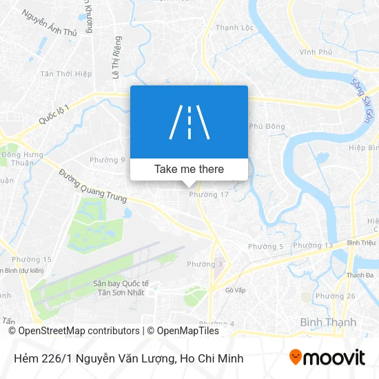 Hẻm 226/1 Nguyễn Văn Lượng map