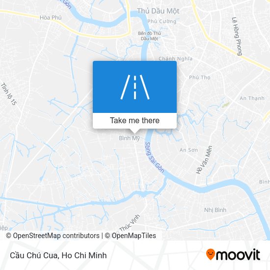 Cầu Chú Cua map