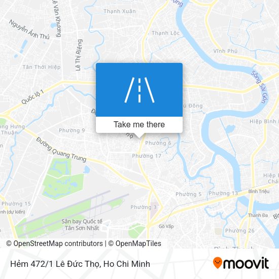 Hẻm 472/1 Lê Đức Thọ map