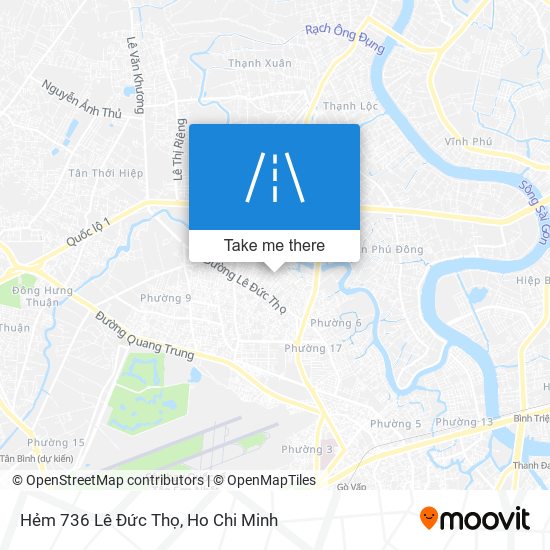 Hẻm 736 Lê Đức Thọ map