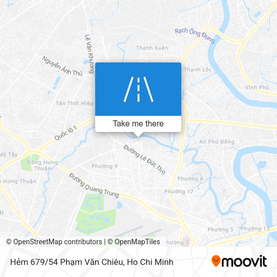 Hẻm 679/54 Phạm Văn Chiêu map