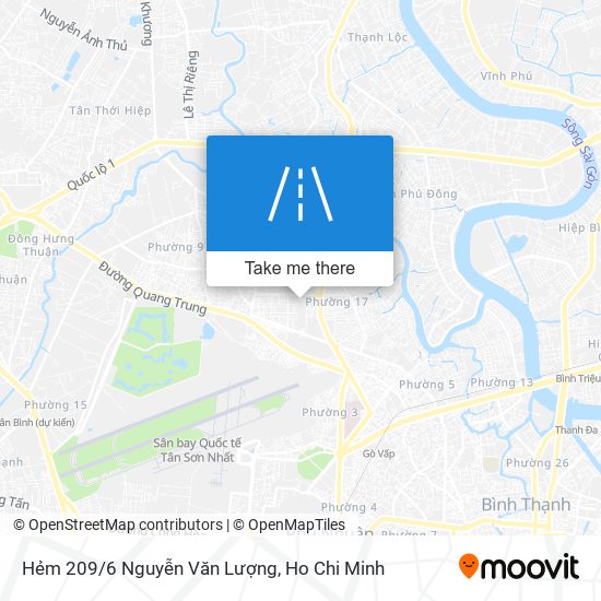 Hẻm 209/6 Nguyễn Văn Lượng map