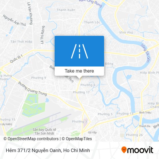 Hẻm 371/2 Nguyễn Oanh map