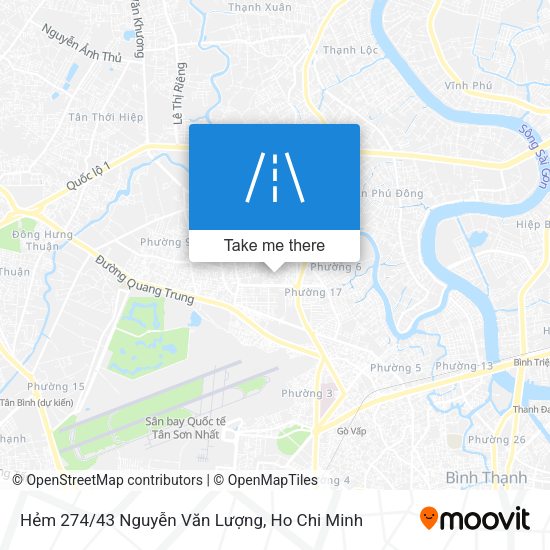Hẻm 274/43 Nguyễn Văn Lượng map