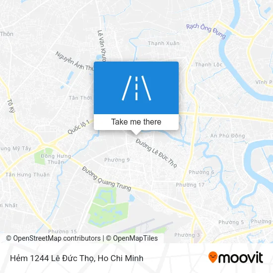 Hẻm 1244 Lê Đức Thọ map