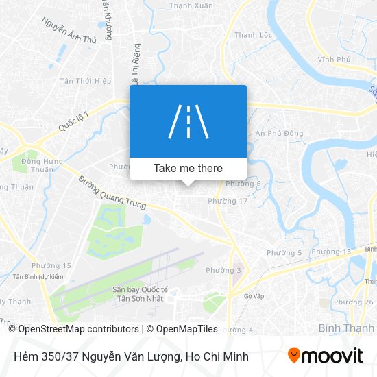 Hẻm 350/37 Nguyễn Văn Lượng map