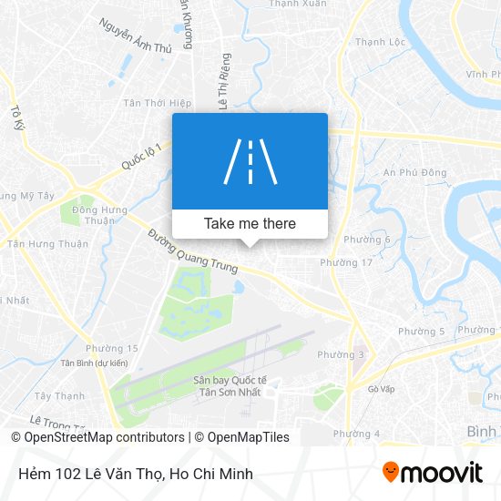 Hẻm 102 Lê Văn Thọ map