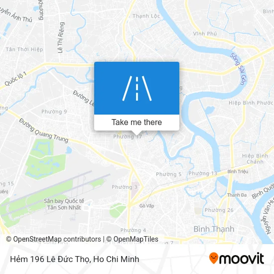 Hẻm 196 Lê Đức Thọ map