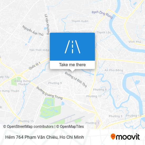 Hẻm 764 Phạm Văn Chiêu map