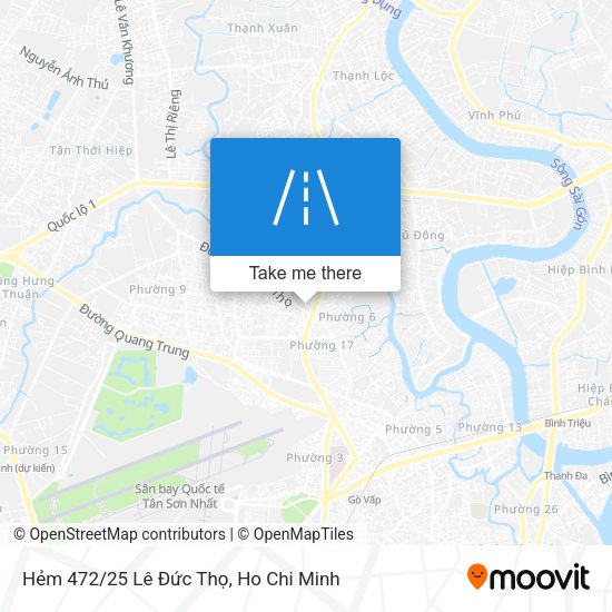 Hẻm 472/25 Lê Đức Thọ map