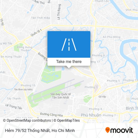 Hẻm 79/52 Thống Nhất map