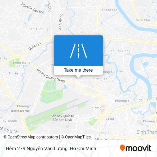 Hẻm 279 Nguyễn Văn Lượng map