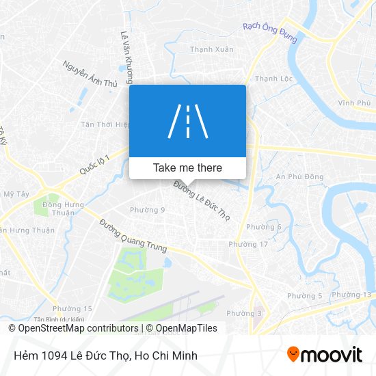 Hẻm 1094 Lê Đức Thọ map
