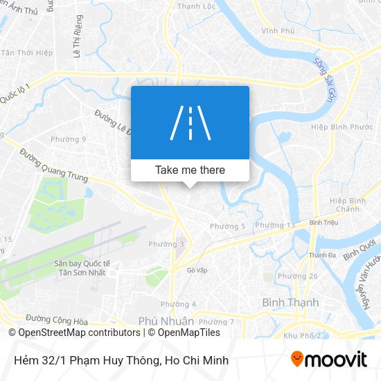 Hẻm 32/1 Phạm Huy Thông map