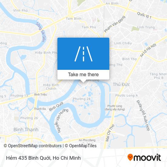 Hẻm 435 Bình Quới map