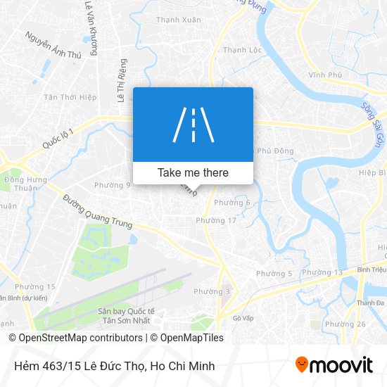 Hẻm 463/15 Lê Đức Thọ map