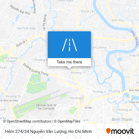 Hẻm 274/24 Nguyễn Văn Lượng map