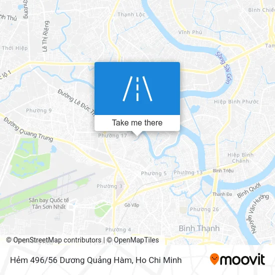 Hẻm 496/56 Dương Quảng Hàm map