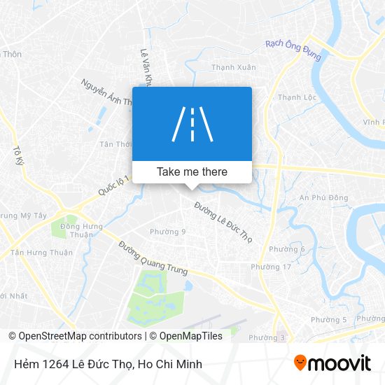 Hẻm 1264 Lê Đức Thọ map
