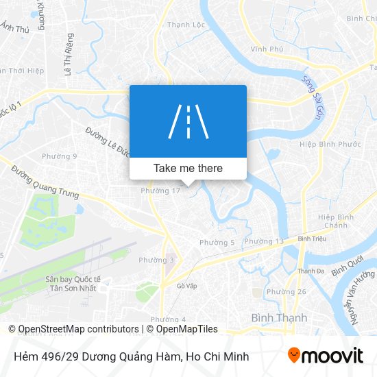 Hẻm 496/29 Dương Quảng Hàm map