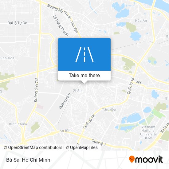 Bà Sa map