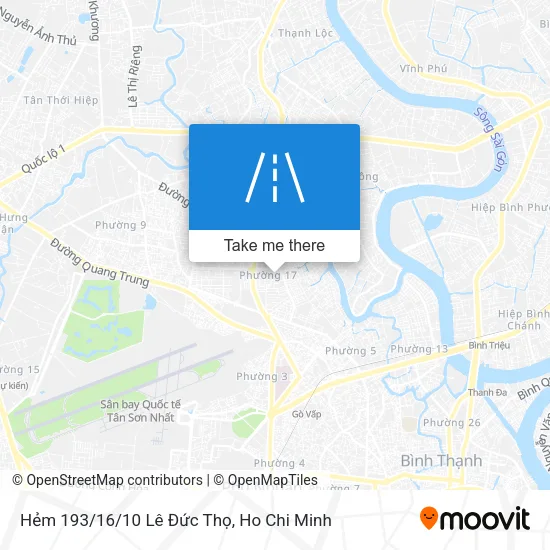 Hẻm 193/16/10 Lê Đức Thọ map