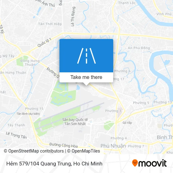 Hẻm 579/104 Quang Trung map