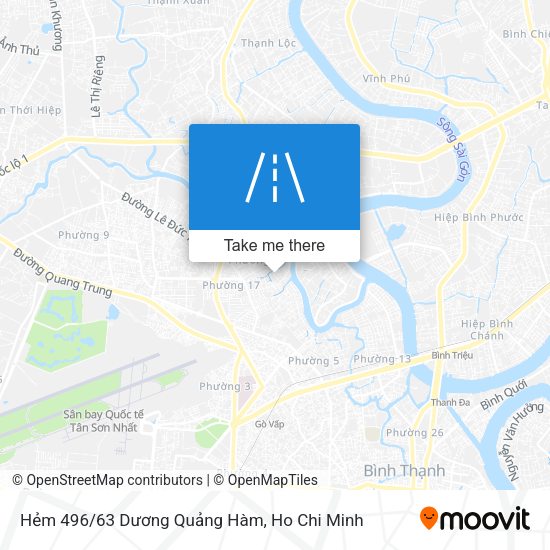 Hẻm 496/63 Dương Quảng Hàm map