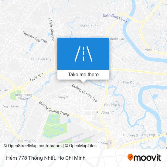 Hẻm 778 Thống Nhất map