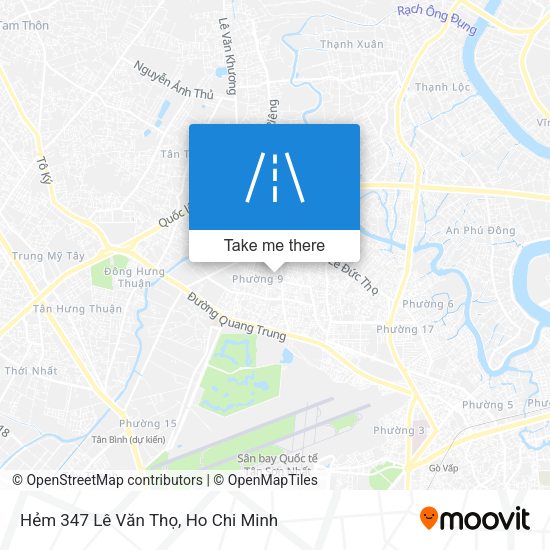 Hẻm 347 Lê Văn Thọ map