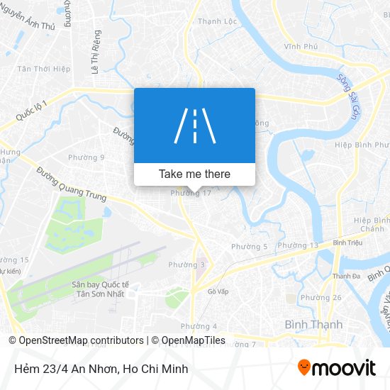 Hẻm 23/4 An Nhơn map