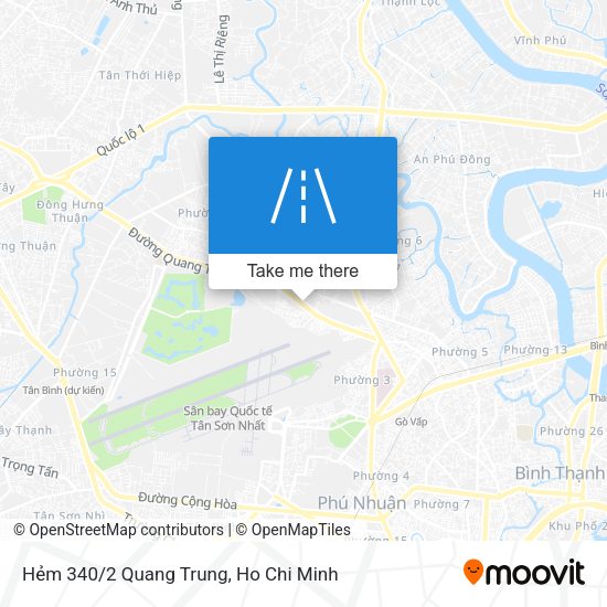 Hẻm 340/2 Quang Trung map